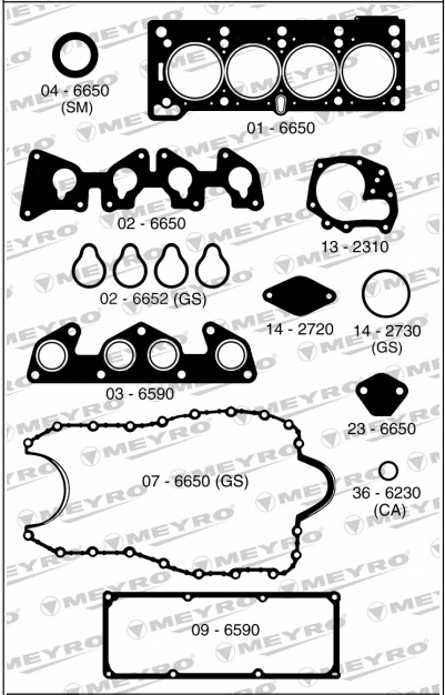 RENAULT  MEGANE KANGOO K7M 1.6 8V -JMTC