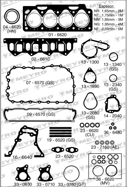 RENAULT 19 EXPRESS CLIO II RODEO MEGANE SCENIC KANGOO 1.9 F8Q-F8QT CARTER ALUMINIO S/TAPA CIL-JM