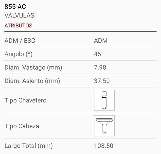 FIAT TIPO 1.4 8V 147 DUNA UNO 8X37X108 1R. 45º