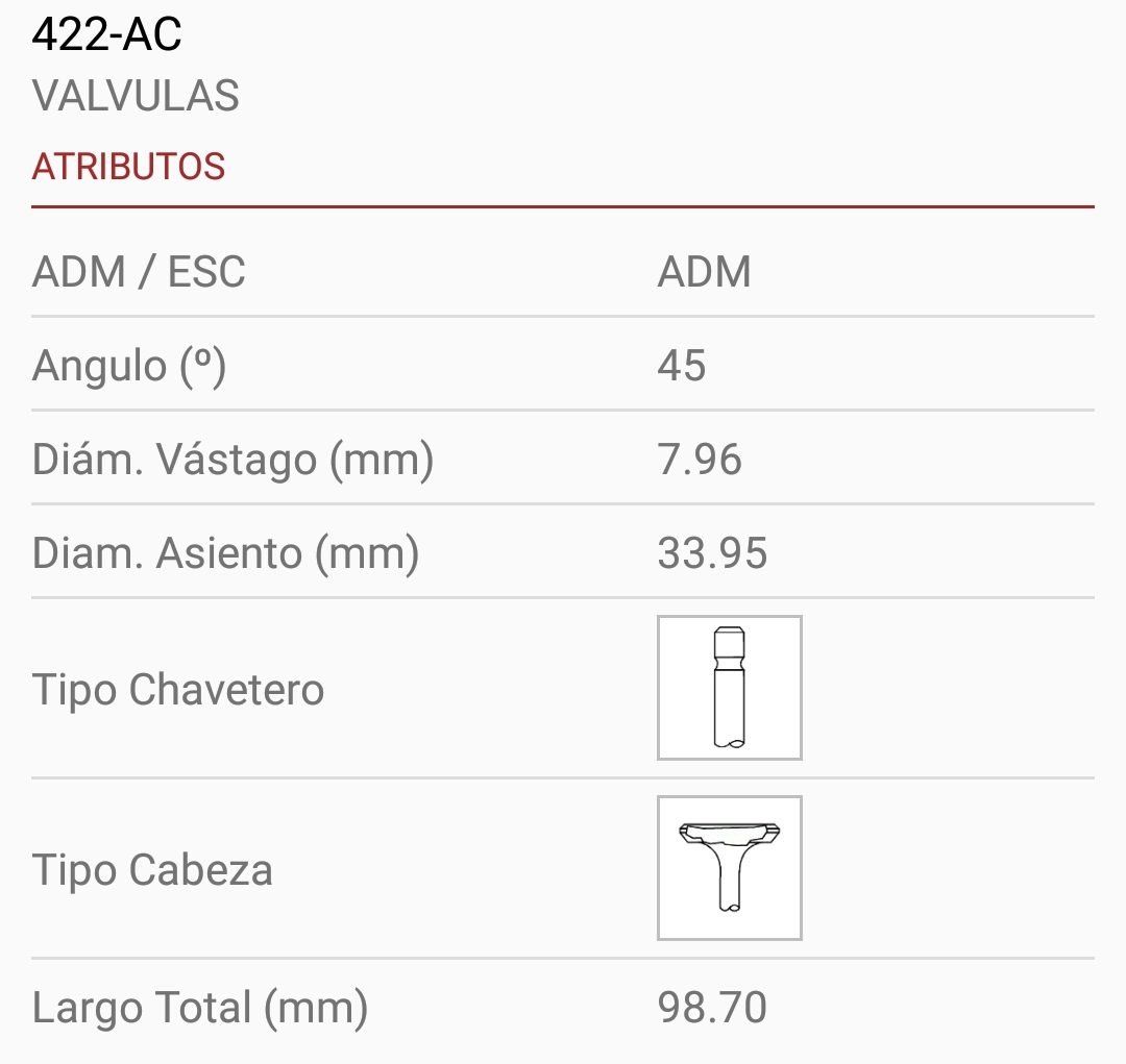 VOLKSWAGEN GACEL 1600 8X34X99 1R. 45º