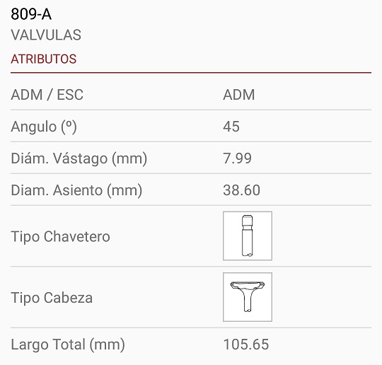 TOYOTA COROLLA 2.0 DIESEL 8X38X105 1R. 45º