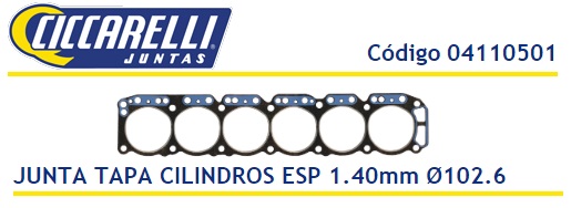 CHEVROLET 230 250 400 SUPER-CHEVY-C10 7B. ( 1969/78 ) CIL. 98.43MM -TC