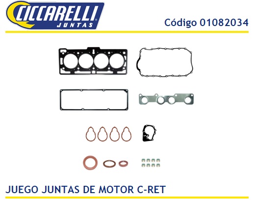 RENAULT LOGAN SANDERO SYMBOL K7J 1.4 K7M 1.6 8V C/RETENES -JMTC