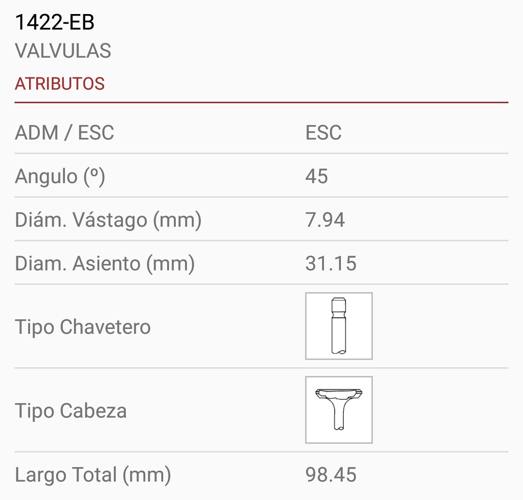 VOLKSWAGEN GACEL 1600 8X31X98.50 1R. 45º