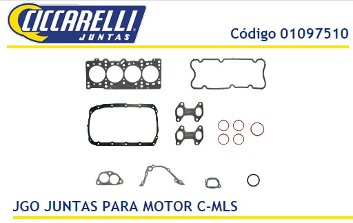 FIAT UNO-FIORINO FIRE 1.3 8V. FIRE 1.0 8V C/TAPA CILINDRO MULTILAMINA -JMTC