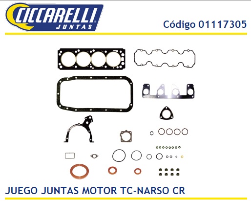 CHEVROLET CORSA AGILE CELTA PRISMA SUZUKI FUN 1.4 HASTA 2013 -ECONOFLEX (TC NARSO) C/ RETENES - JMTC