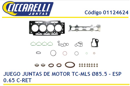 PEUGEOT 307 406 2.0  16V EW10A CITROEN C4  C/RETENES -JMTC
