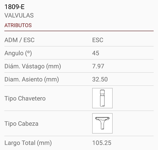 TOYOTA COROLLA 2.0 DIESEL 8X32X105 1R. 45º
