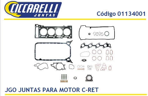 MERCEDES BENZ OM611 SPRINTER 2.2 16V CDI 311 313 411 C/TAPA CIL. 1.20MM MULTILAMINA  C/RETENES -JMTC