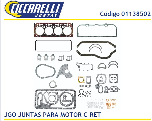 MERCEDES BENZ OM 364-A710 JGO.C/RETENES