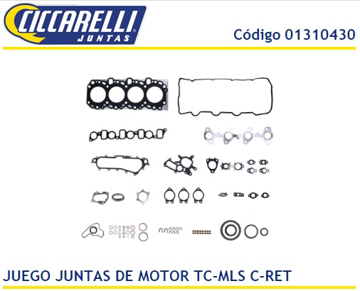 TOYOTA HILUX TD-2KD- 2.5 1.6V C/RETENES -JMTC