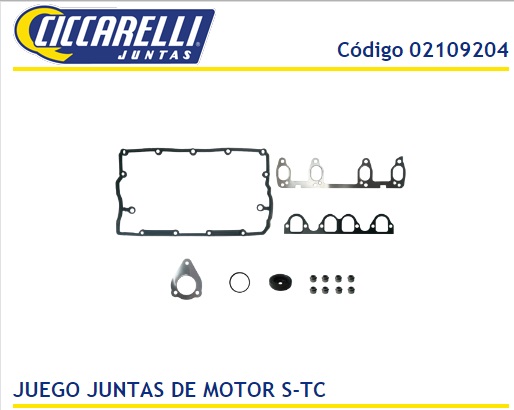 VOLKSWAGEN BORA-GOLF-AUD A3-4 1.9L SDI-TDI C/RETENES -JMST