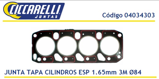 FORD FIESTA ESCORT 1.8 D TD GUIA 15MM -1.65 3M-TC