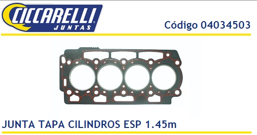 FORD FIESTA/PEUG DV4 1.4 8V HDI-1.45-3M CIL. 73.7MM-TC