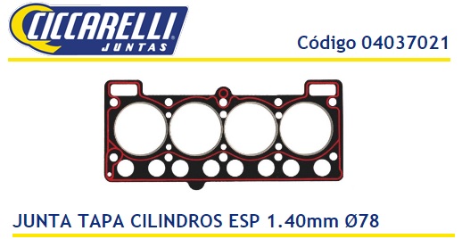 FORD ESCORT 1.6 SAVEIRO GOL CHT 77MM -TC