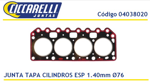 FORD FIESTA KA 1.3 ESPAÑOL VARILLERO NAFTA CIL. 73.96MM-TC (01-3080)