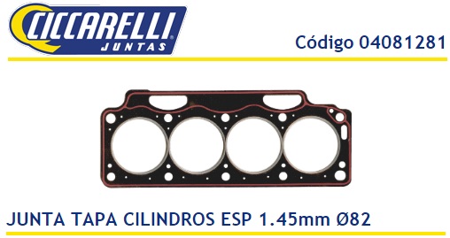 RENAULT 1.9 CHAMADE F2N 1.7 8V -CLIO F3N 1.7 CIL. 81MM-TC