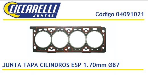 FIAT PALIO-SIENA TORQUE 1.6 16V CIL. 86.4MM-TC