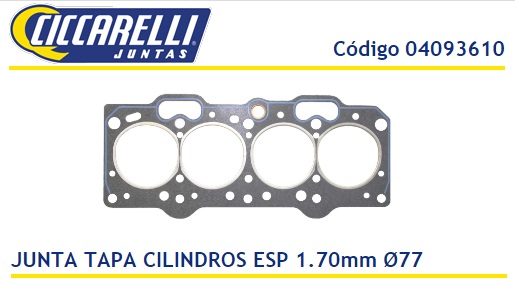 FIAT UNO PALIO MPI 1.1-1.3-1.5 CIL. 76MM-TC