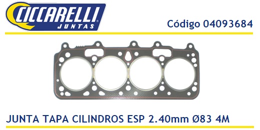 FIAT PALIO-SIENA STRADA FIORINO DUCATO 1.7 1.9 TD DIESEL TURBO 2.40MM 4M -TC