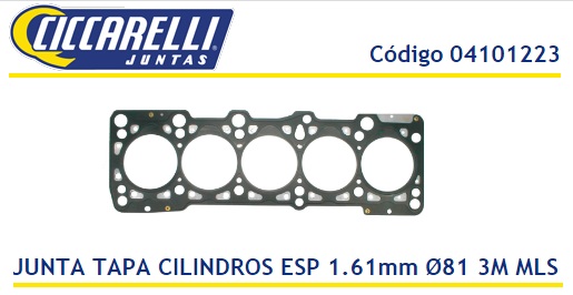 VOLKSWAGEN TRANSPORTER 2.4 5CIL INY. INDIRECTA  MULTILAMINA -1.61 3M