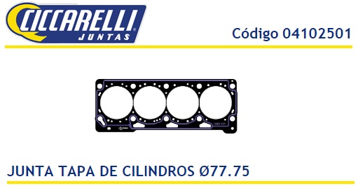 VOLKSWAGEN FOX SURAN GOL TREND VOYAGE GOL POWER 1.4 1.6-8V 76.5MM -TC