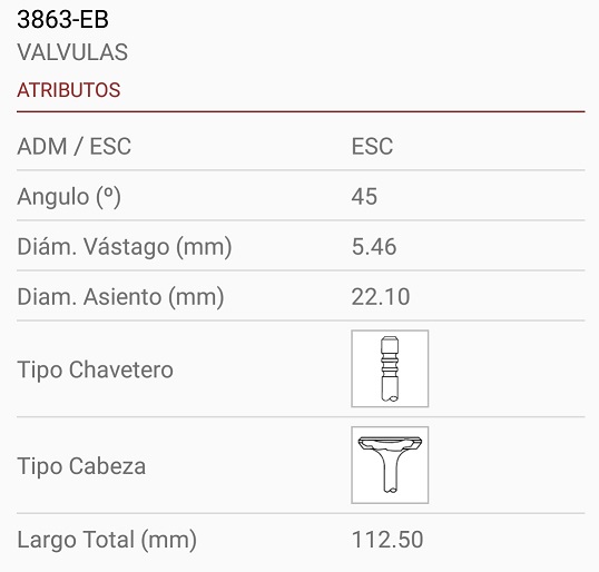 RENAULT D4F 1.2 L-16V CLIO II / PEUGEOT 5.5X22X112 3R. 45º