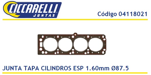 CHEVROLET ASTRA ZAFIRA 2.0 2.2 16V CIL. 86MM -TC