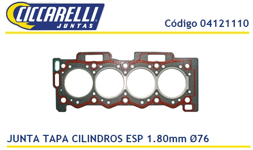 PEUGEOT 106 1.4 8V DIESEL TUD3 1.80MM 75MM -TC