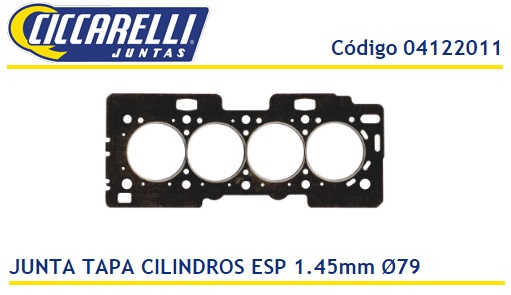 PEUGEOT 106 206 TU5JP2 1.6 8V 1.45MM  78.5MM 4M-TC