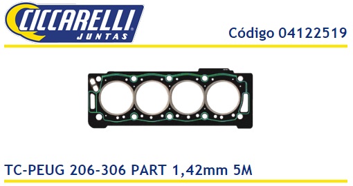 PEUGEOT 206 306-PARNER DW8 1.9 8V DIESEL-1.42-5M CIL. 82.2MM-TC