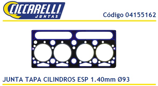 PERKINS 4C 4-203  POTENCIADO- AMIANTO -TC