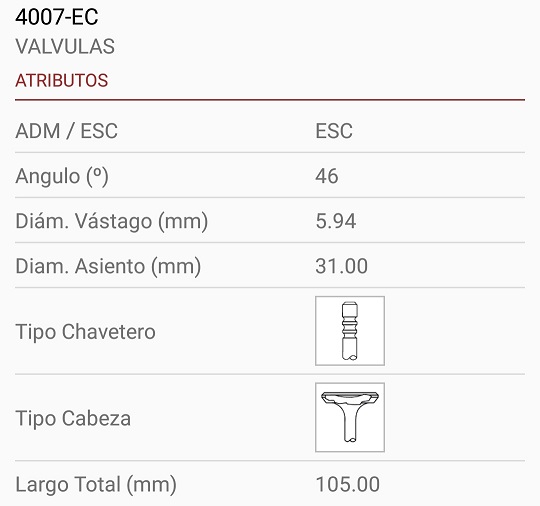 CHEVROLET CORSA CELTA PRISMA AGILE ONIX 1.4 8V 6X31X105 3R. 45º