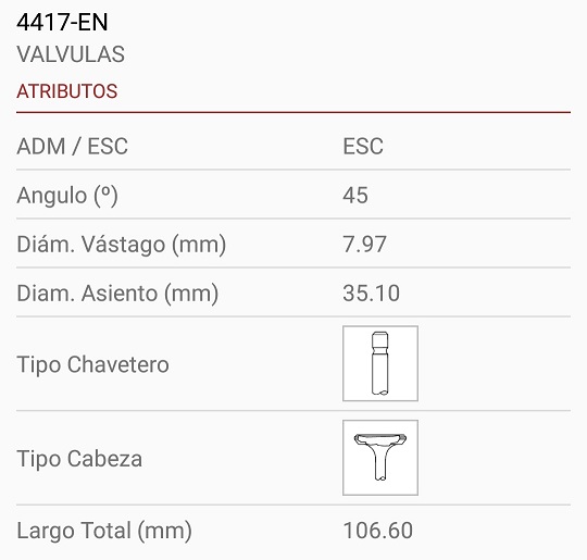 SUZUKI KIA-MAZDA 626 -FORD MOT. RFT TD L4 2.0L 8X35X107 45º 1R