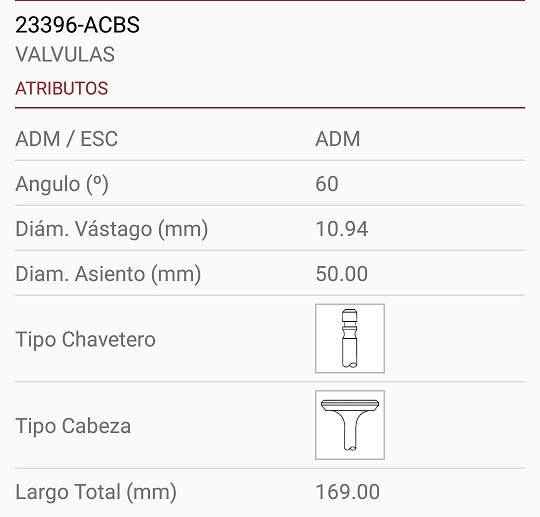 SCANIA DN 8/DS 8 TURBO-ADM 11X50X169 2 TRABAS GRANDES 30º