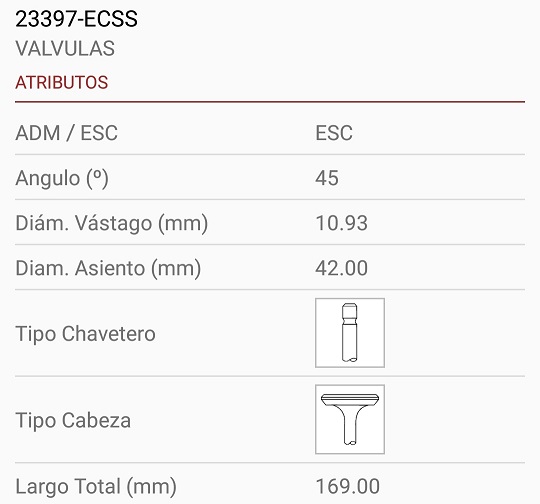 SCANIA DN 8/DS 8 TURBO-ESC 11X42X169 1R.  45º