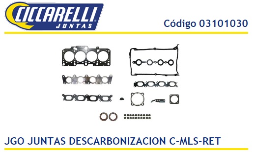 VOLKSWAGEN BORA GOLF PASSAT SHARAN 1.8T 20V A3 MULTILAMINA C/RETENES -JD-CR