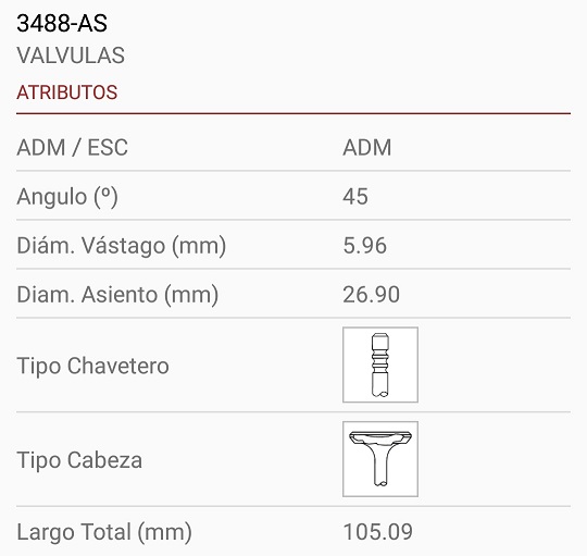 VOLKSWAGEN BORA GOLF 1.8 T 20V 6X27X105 3R. 45º