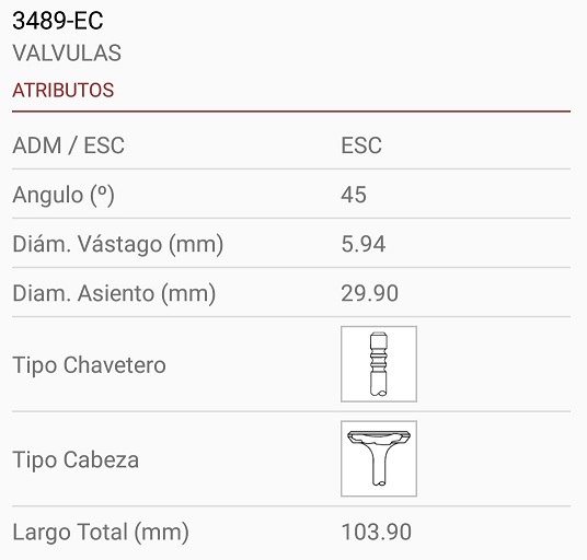 VOLKSWAGEN BORA GOLF 1.8 T 20V TRABA BAJA 6X30X104 3R. 45º