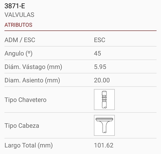 VOLKSWAGEN GOL POWER 1.0- 16V 6X20X102 3R. 45º