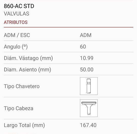 VOLVO TD 100A/B TURBO MOD.74 11X50X167 1R. 30º