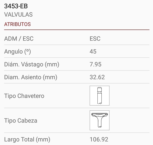 RENAULT F3P F3R 1.8 2.0 8V MEGANE 8X33X107 1R. 45º