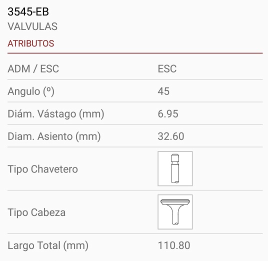 RENAULT F9Q TD MEGANE/SCENIC/LAGUNA 7X32X111 1R. 45º