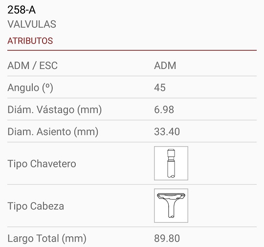 RENAULT 6/12/1.1/1.3 7X33X90 TRABA ANCHA 45º
