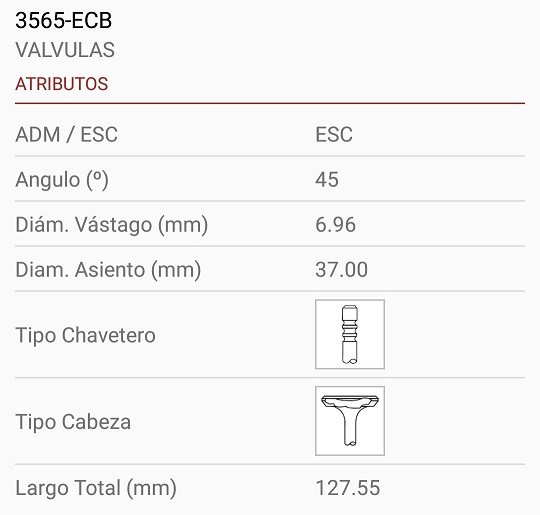 PEUGEOT DJ5T 2.5 12V DIESEL BOXER 7X37X127 3R. 45º
