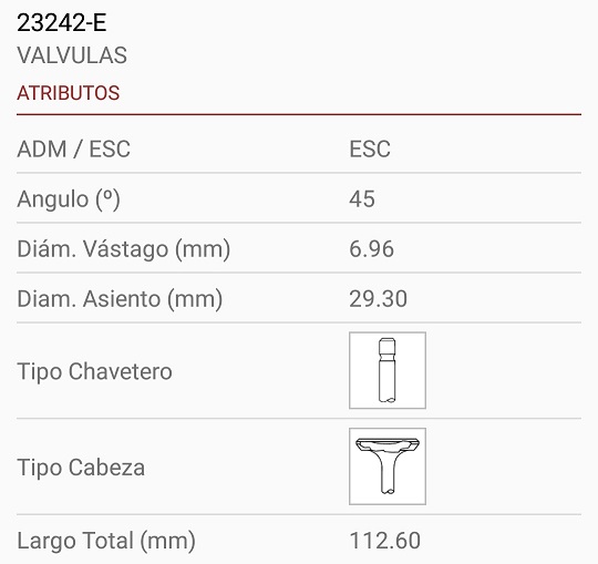 PEUGEOT 206 TU1 1.1 TU3  1.4 8V QUBO 7X29X113  1R. 45º