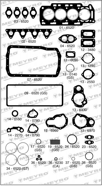 RENAULT 18 COUPE FUEGO 21 TRAFIC 2.0 2.2