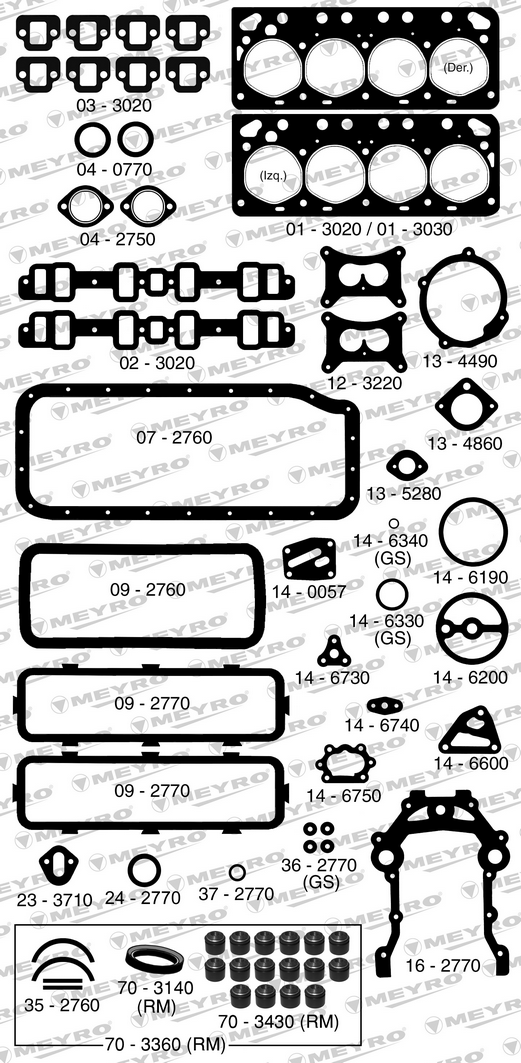 FORD F100-600 V8 FASE2 C/RETENES