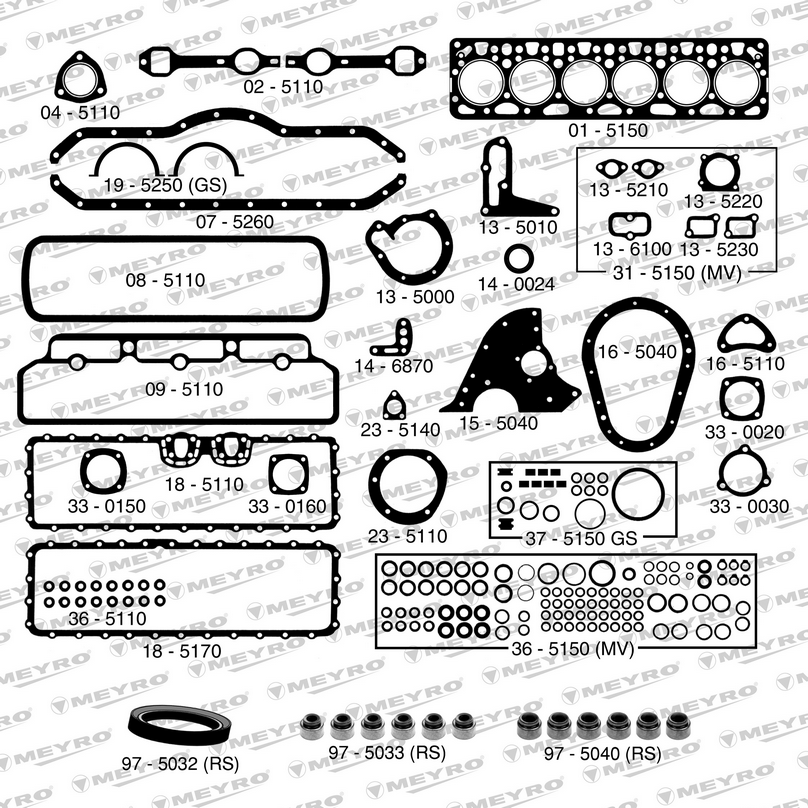 MERCEDES BENZ 6C 1114-0911OM-352 C/RETENES-PRE