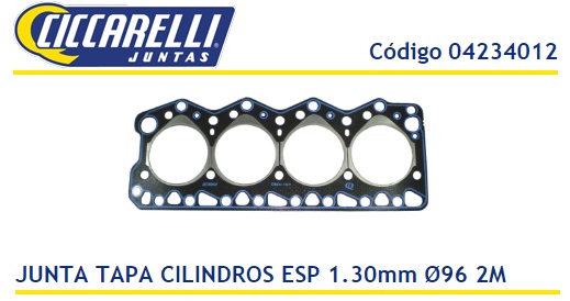 FIAT DUCATO 2.8 - 8140.43 MASTER- 8140.43 1.30MM 2M INYECCION DIRECTA 94MM-TC